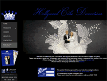 Tablet Screenshot of hollywoodcake.com.au